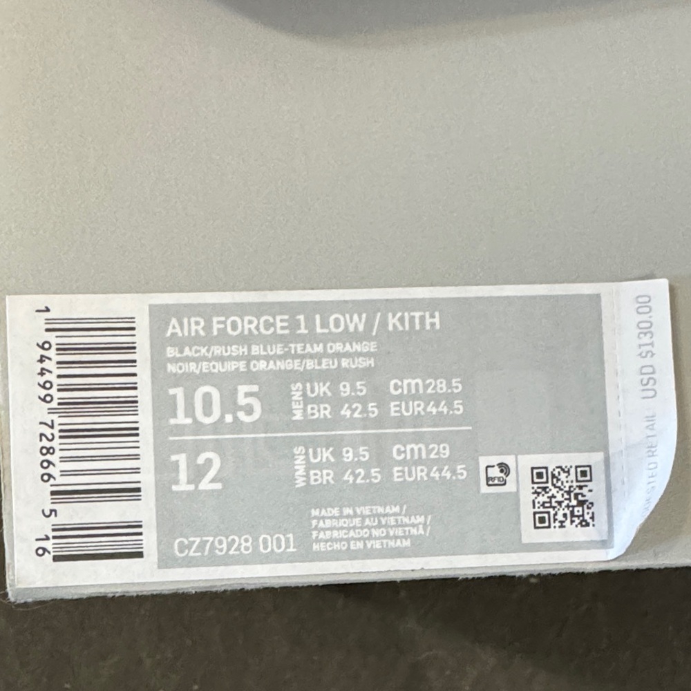 Nike Air Force 1 Low Top / KITH / Knicks - Picture 2 of 7